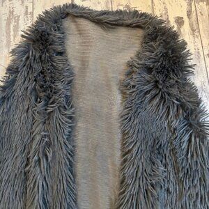 Long Faux Fur Vest